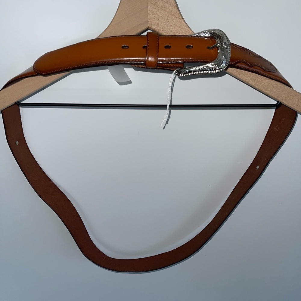 Leather Western Belt Size 3XL - Picture 4 of 8